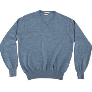 Peter Millar Blue V-Neck Sweater